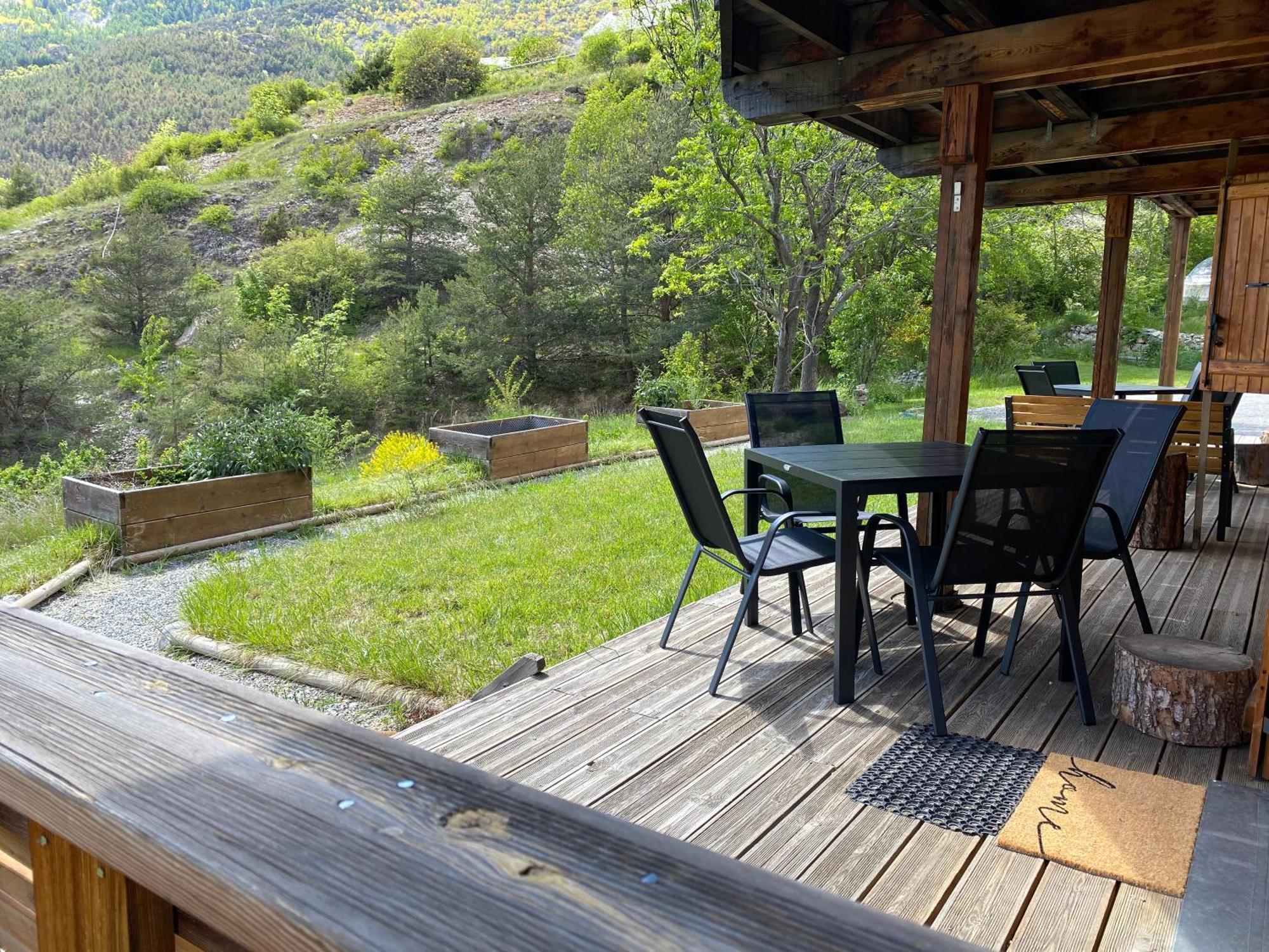 Chalet A Un Endroit Exceptionnel, Alpes, Parc National Des Ecrins Les Vigneaux Exterior foto